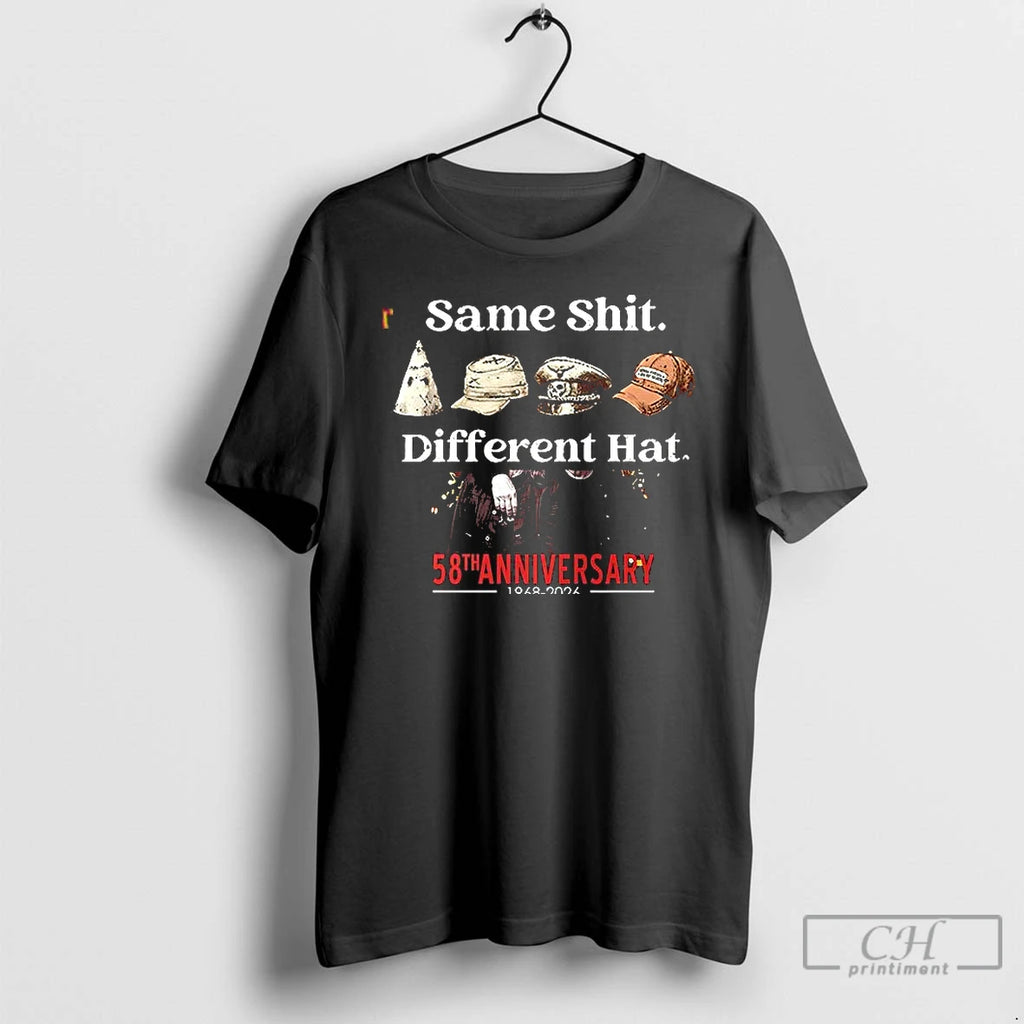 Premium Same Shit Different Hat Political Humor T Shirts
