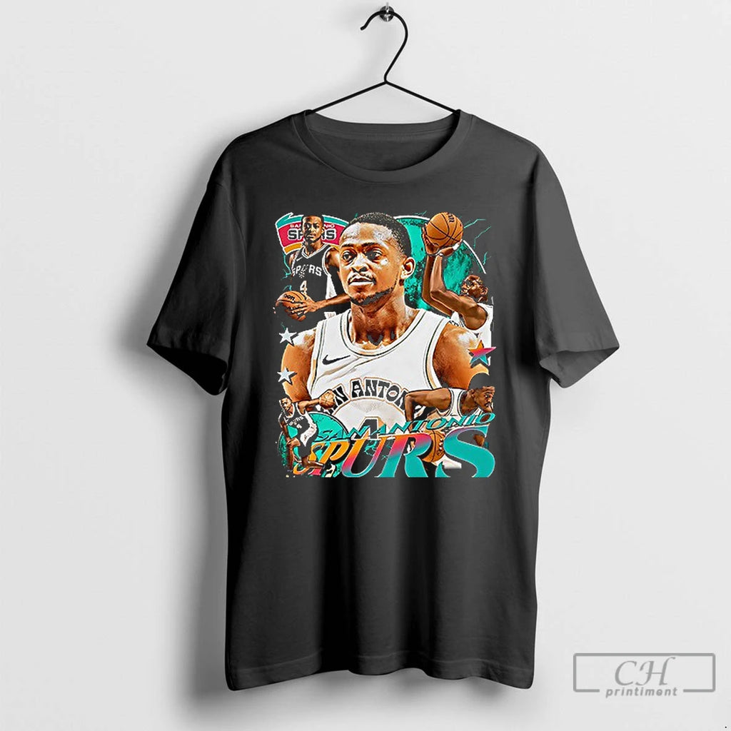 Premium San Antonio Spurs Deaaron Fox Signature Graphic 1 Sided T Shirts