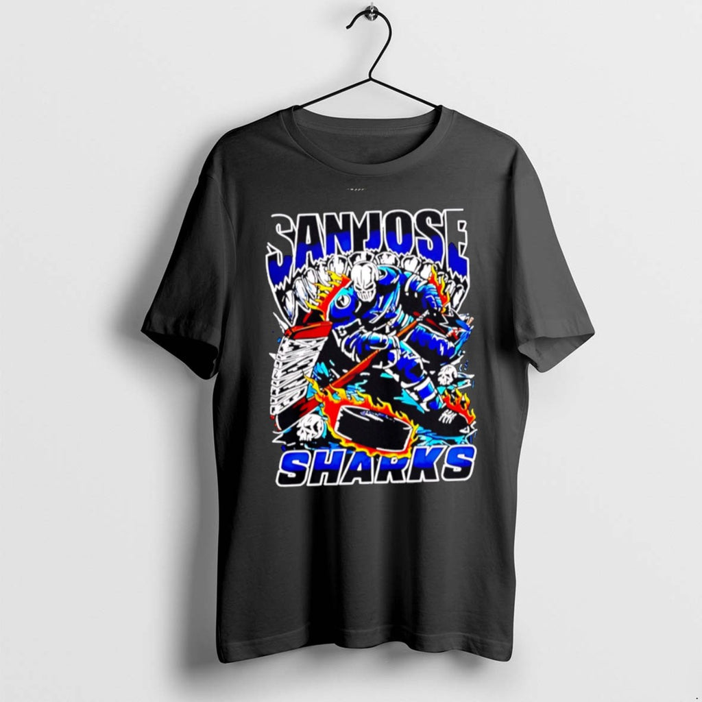 Premium San Jose Sharks Skeleton Player Graphic 2025 T Shirts