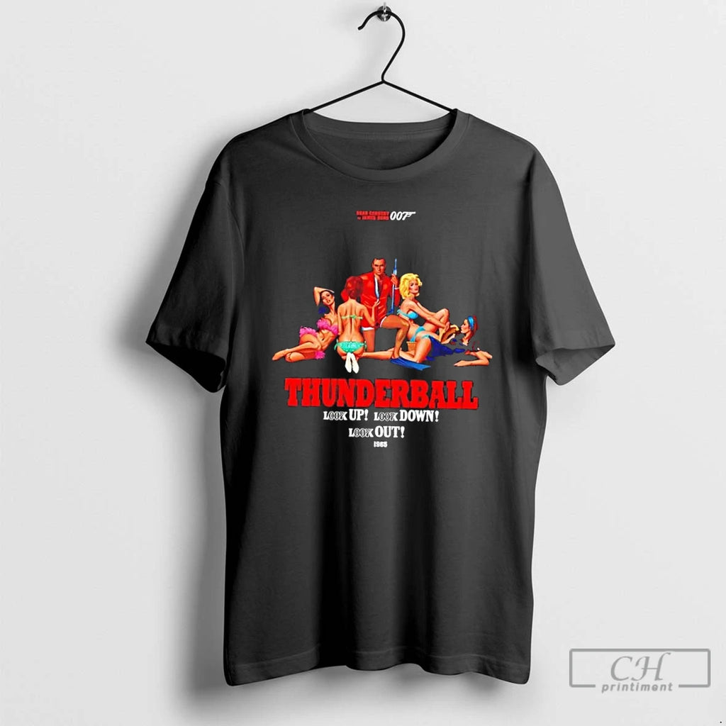 Premium Sean Connery As James Bond 007 Thunderball 1965 T Shirts