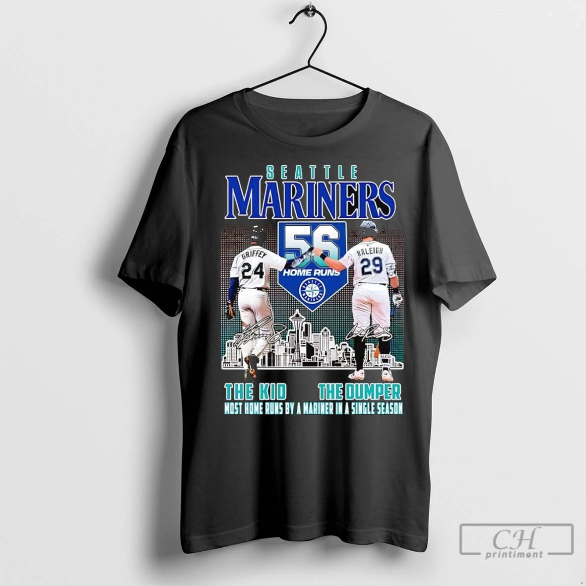 Premium Seattle Mariners Griffey The Kid And Raleigh Dumper Most Home Ruins By A Mariners