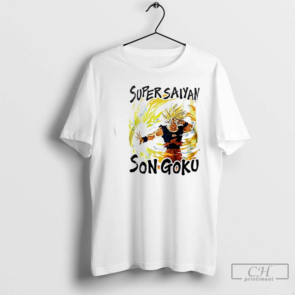 Premium Seattle Mariners Julio Rodriguez Super Saiyan Son Goku 2 Sided T Shirts