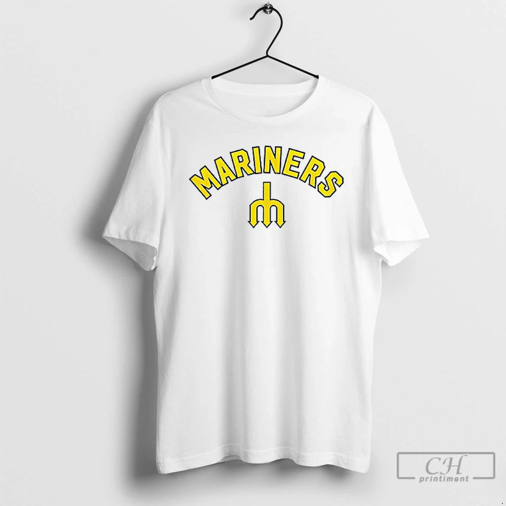 Premium Seattle Mariners Seize The Moment Trident Logo T Shirts