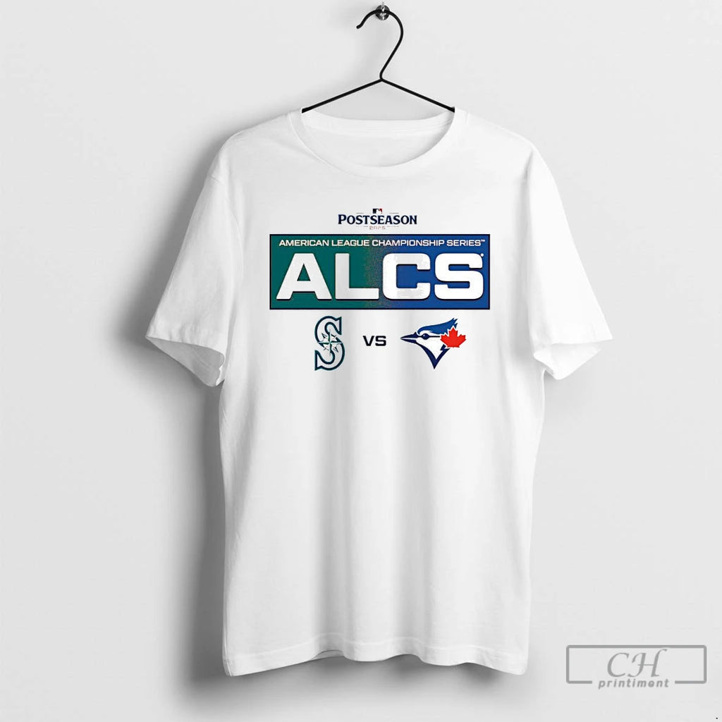 Premium Seattle Mariners Vs Toronto Blue Jays 2025 Alcs Matchup Batters Box T Shirts