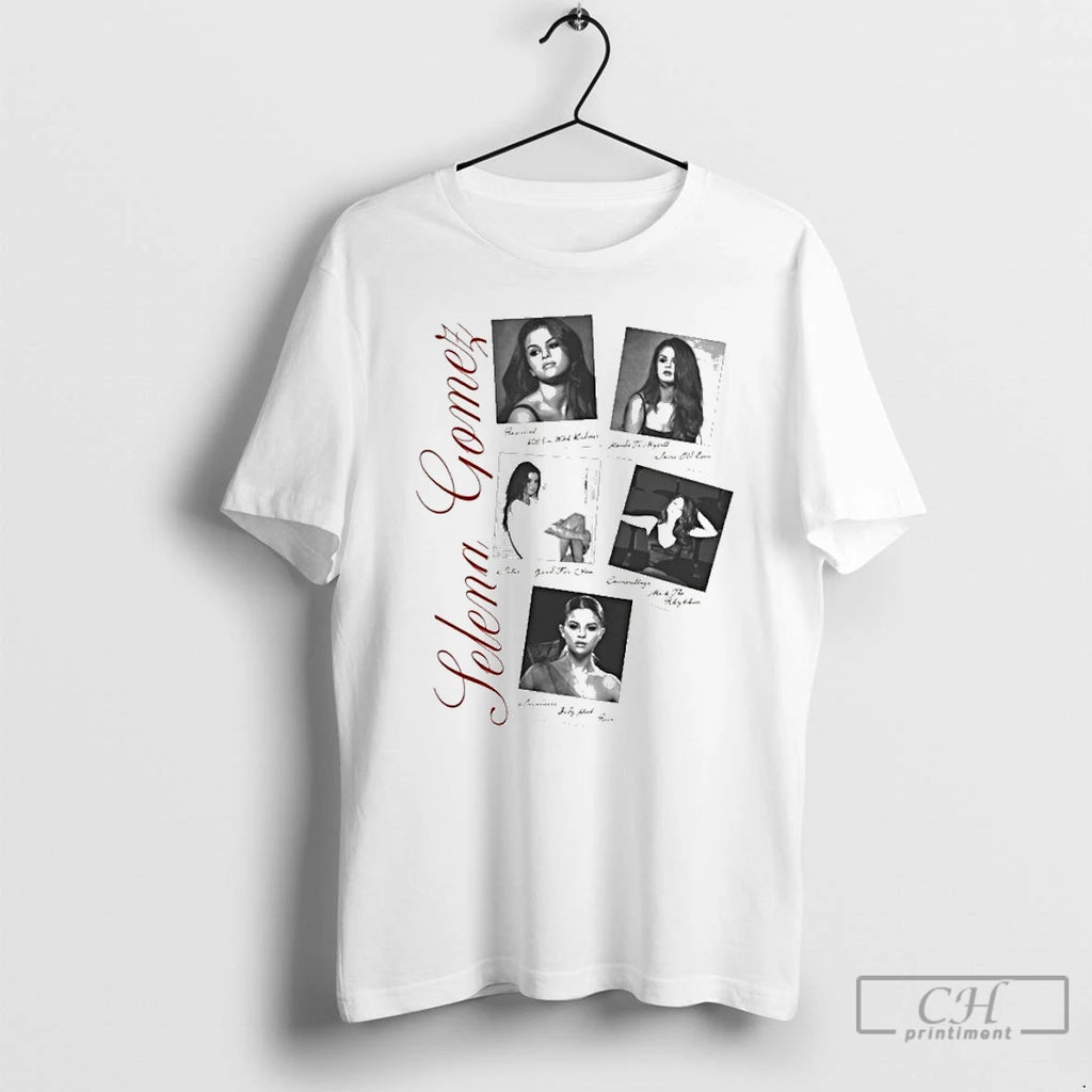 Premium Selena Gomez Revival Washed Photo T Shirts