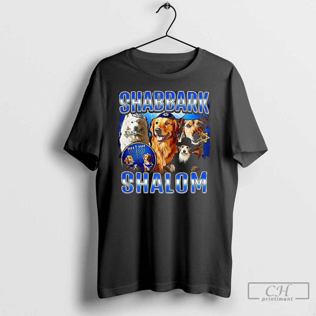 Premium Shabbark Shabbark Shalom Star Of David Dog Sarcastic T Shirts