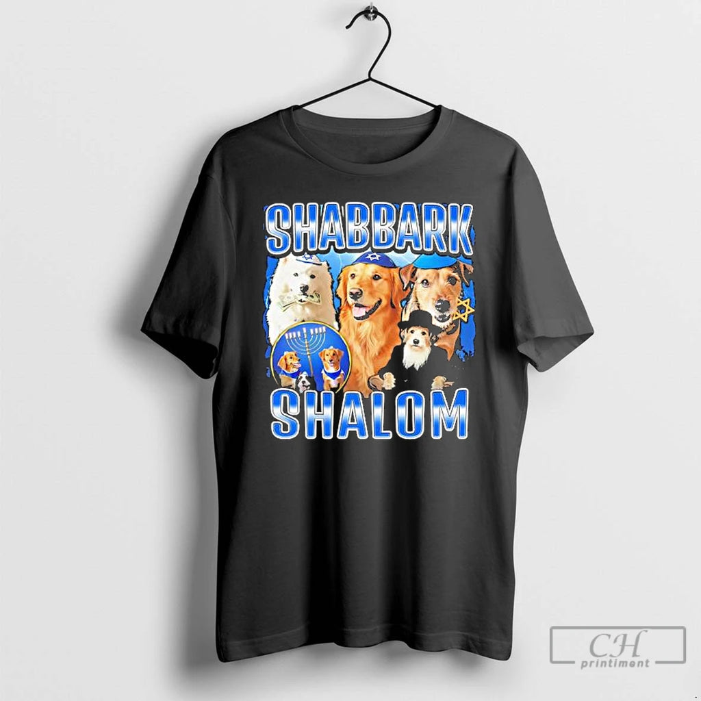 Premium Shabbark Shalom Dogs Graphic T Shirts
