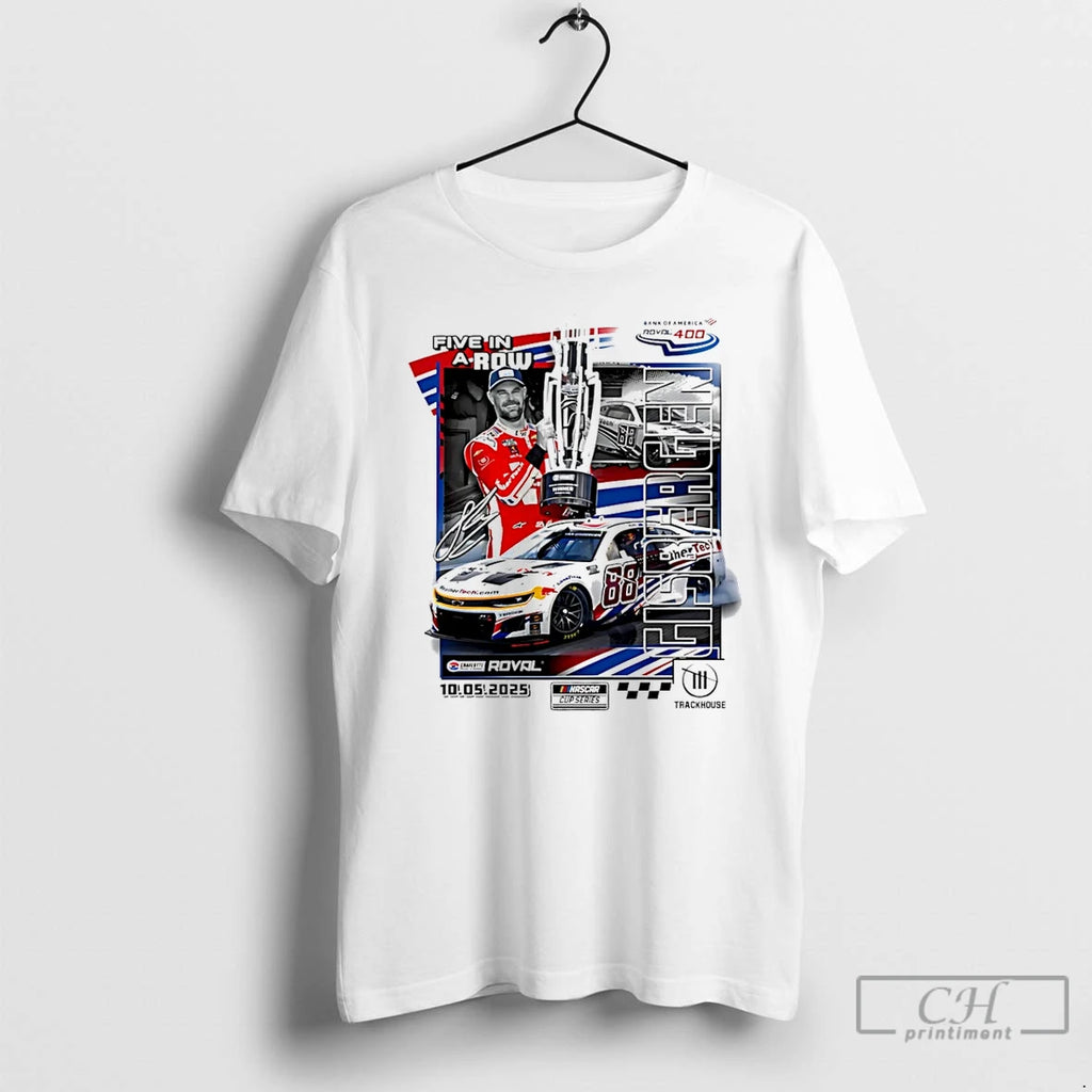 Premium Shane Van Gisbergen Checkered Flag Sports 2025 Five In A Row Bank Of America