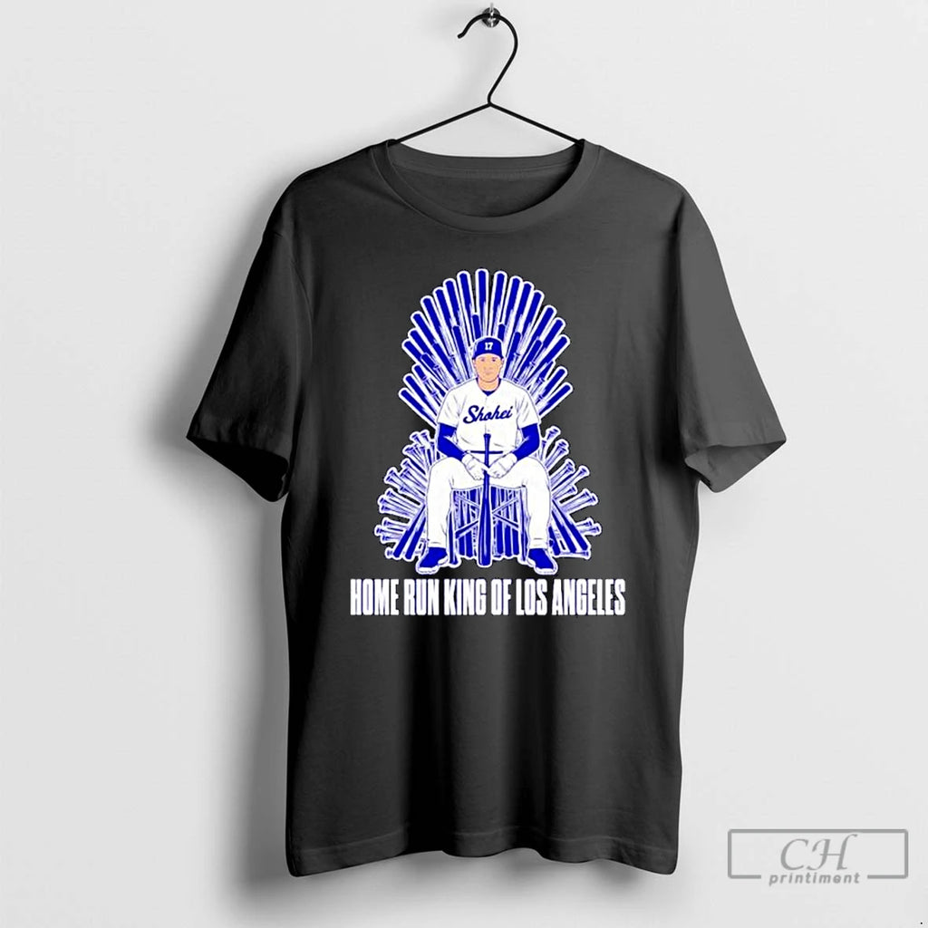 Premium Shohei Ohtani Home Run King Of Los Angeles Dodgers Mlb Ornaments T Shirts