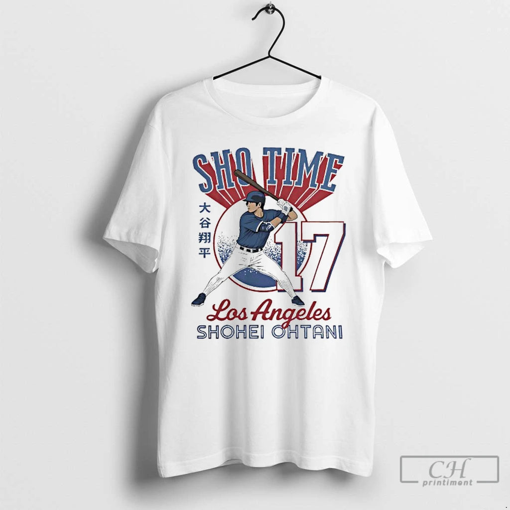 Premium Shohei Ohtani Sho Time Los Angeles Dodgers T Shirts