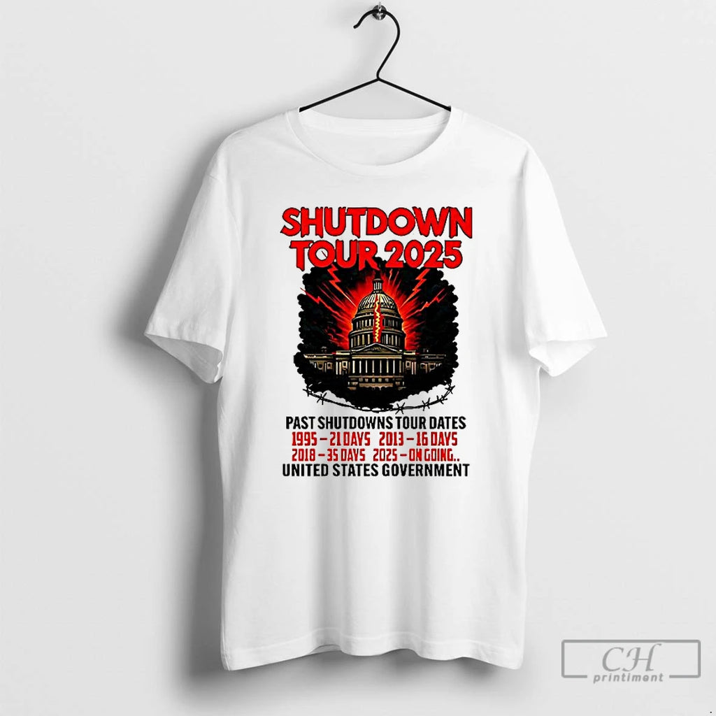 Premium Shutdown Tour 2025 Past Shutdowns Tour Dates 1995 21 Days 2013 16 Days 2018