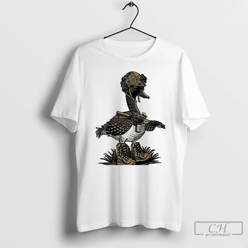 Premium Silly Goose With Gun T Shirts