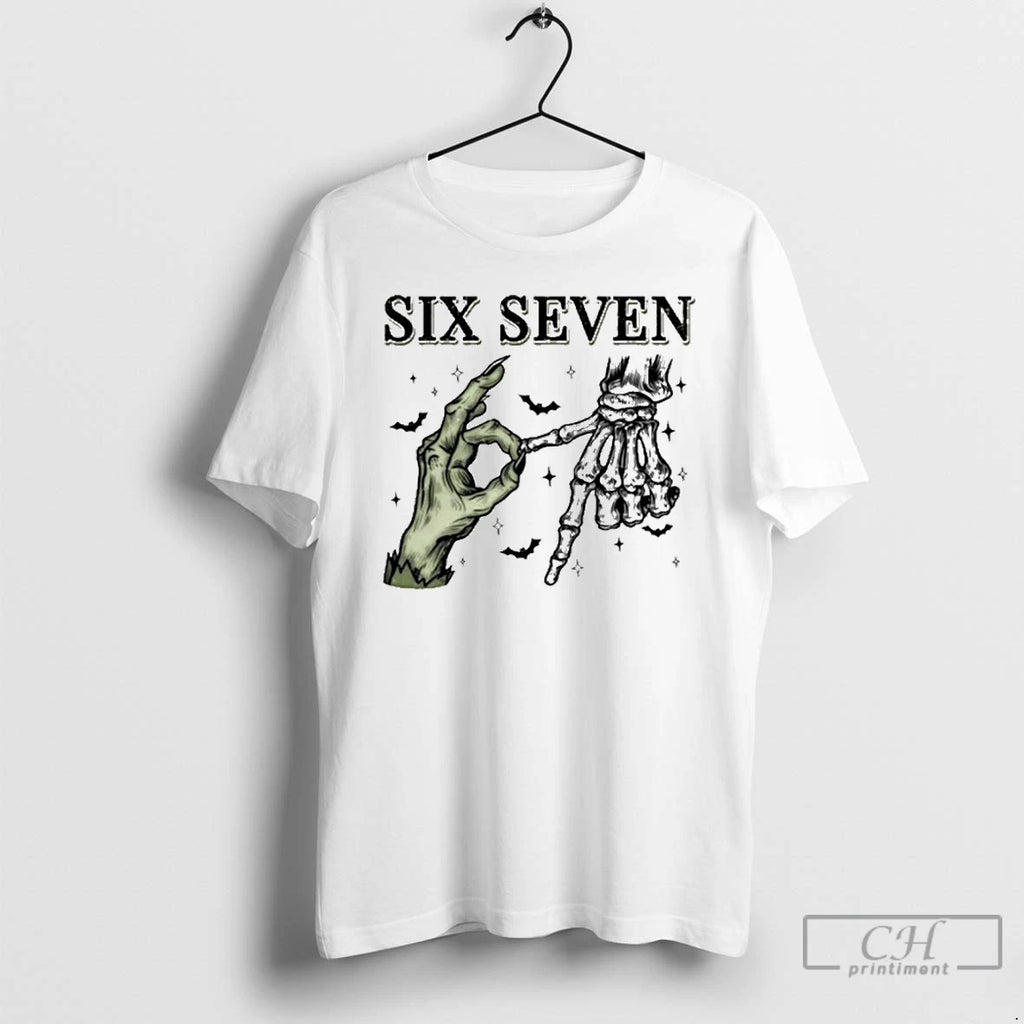 Premium Six Seven 6 7 Skeleton T Shirts