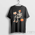 Premium Skeleton Halloween With Pumpkin Still Protesting Unfortunatel T Shirts