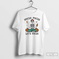 Premium Skeleton Pumpkin Halloween Hocus Pocus Lets Focus T Shirts