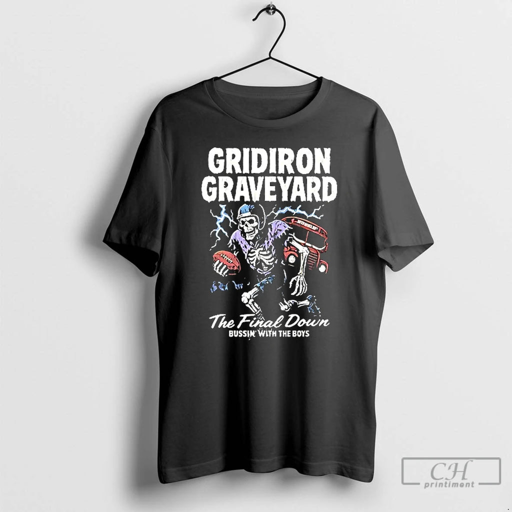 Premium Skeleton Gridiron Graveyard The Final Down Ceramic Ceramic And Classic Dad Cap T Shirts