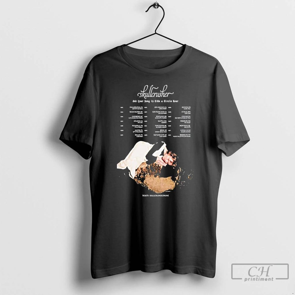 Premium Skullcrusher And Your Song Is Like A Circle Tour 2026 T Shirts