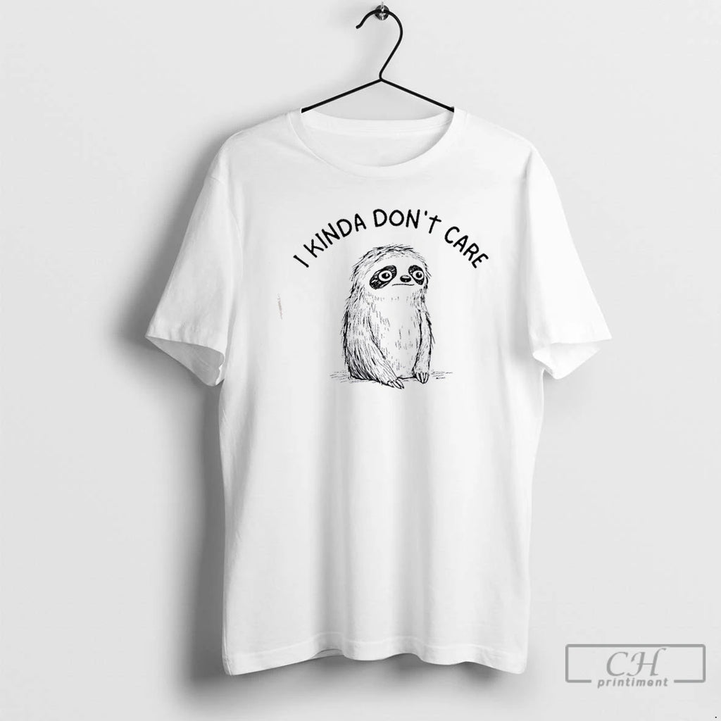 Premium Sloth I Kinda Dont Care T Shirts