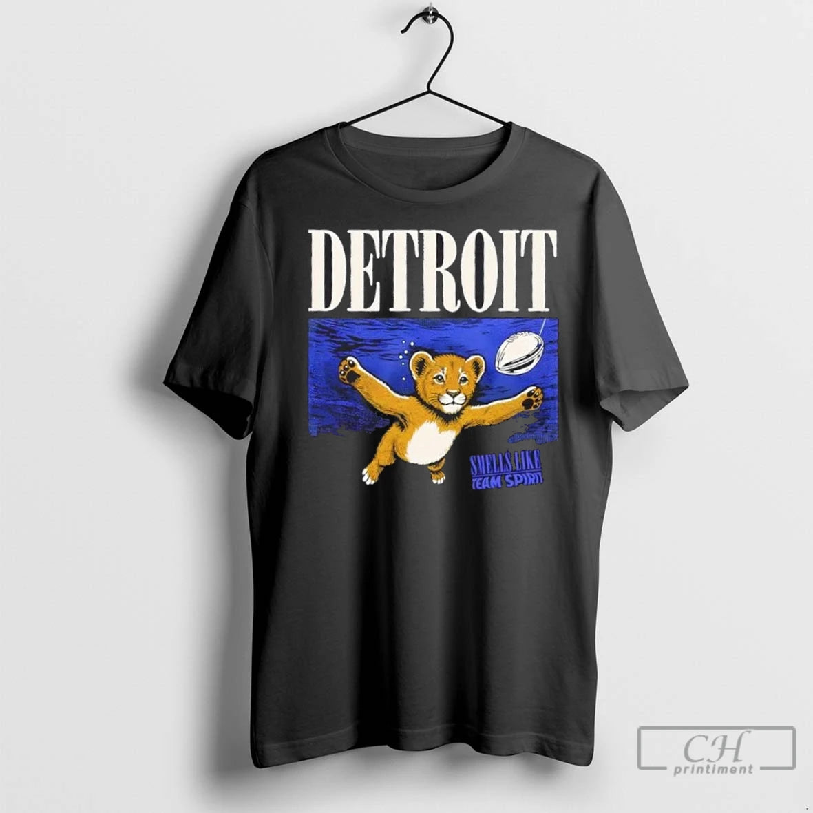 Premium Smells Like Team Spirit Detroit Lions Mascot