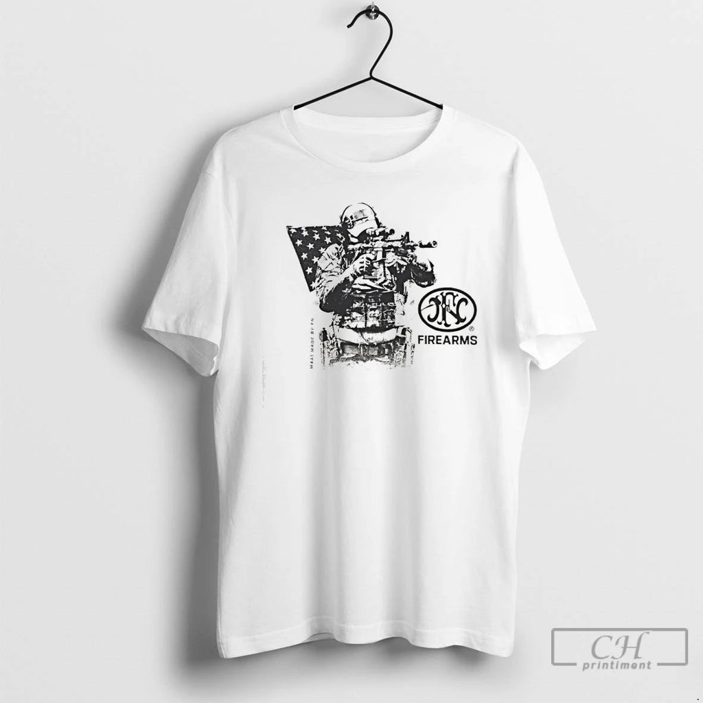 Premium Soldier M4a1 Battle Usa T Shirts