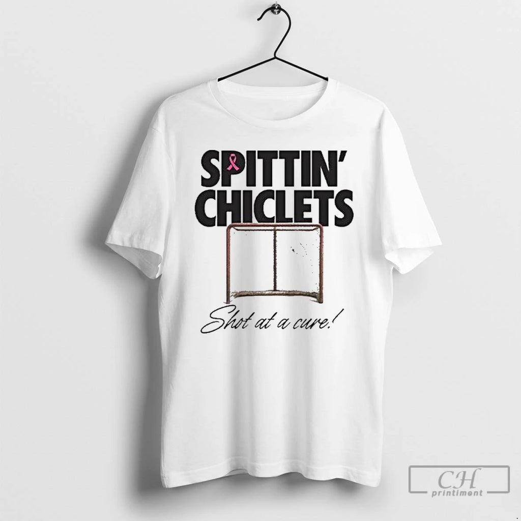 Premium Spittin Chiclets Shot At A Cure T Shirts