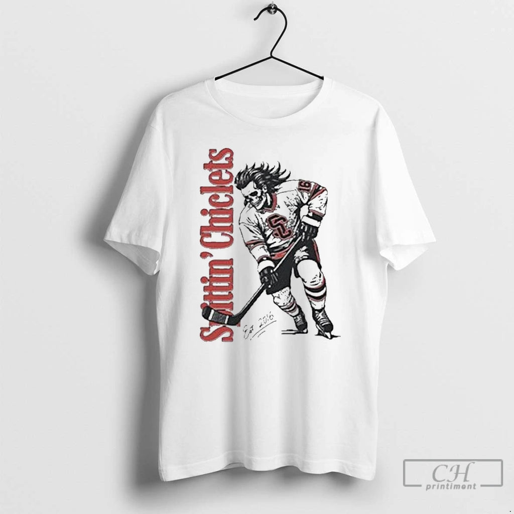 Premium Spittin Chiclets Skullet Vertical T Shirts