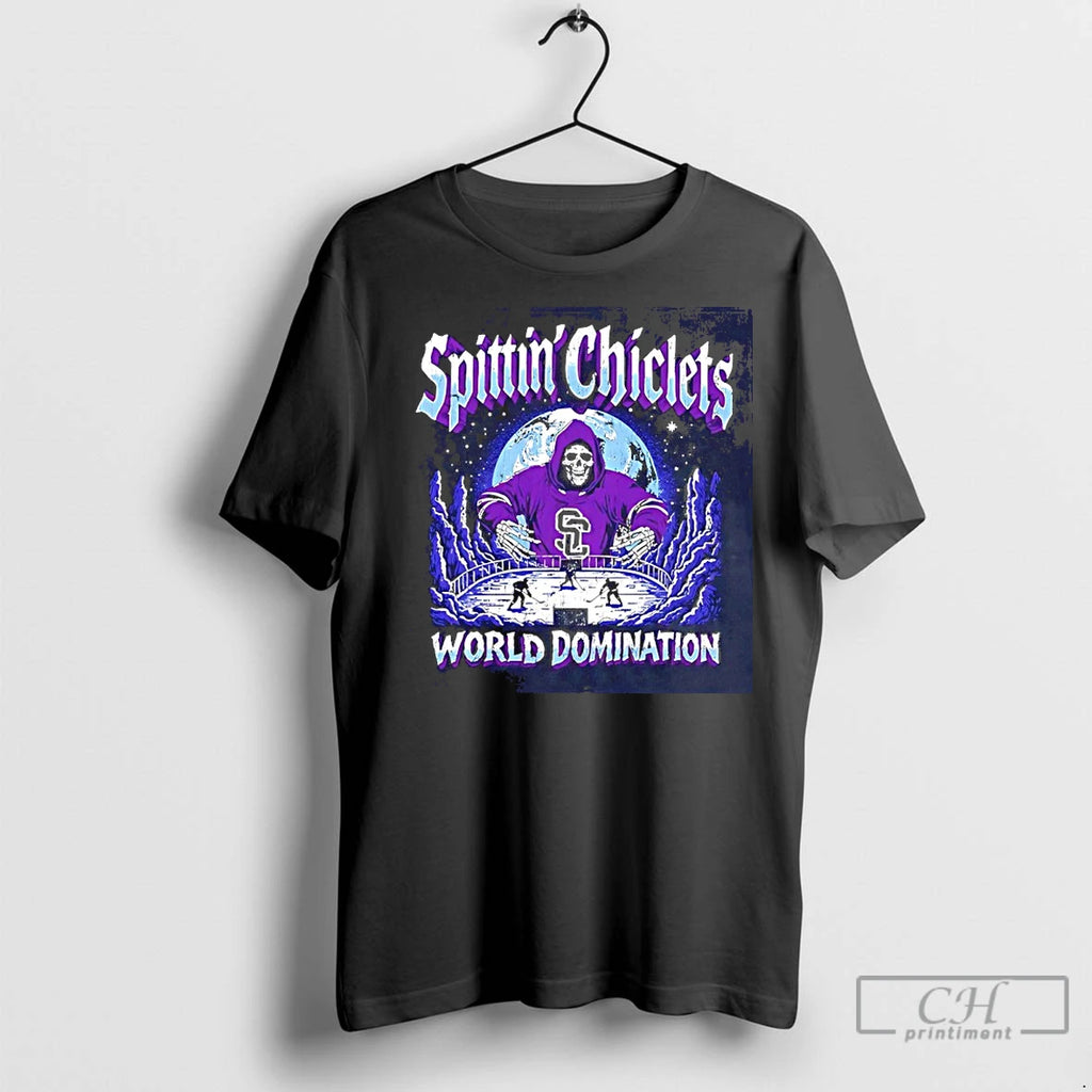 Premium Spittin Chiclets World Domination Skeleton Hockey