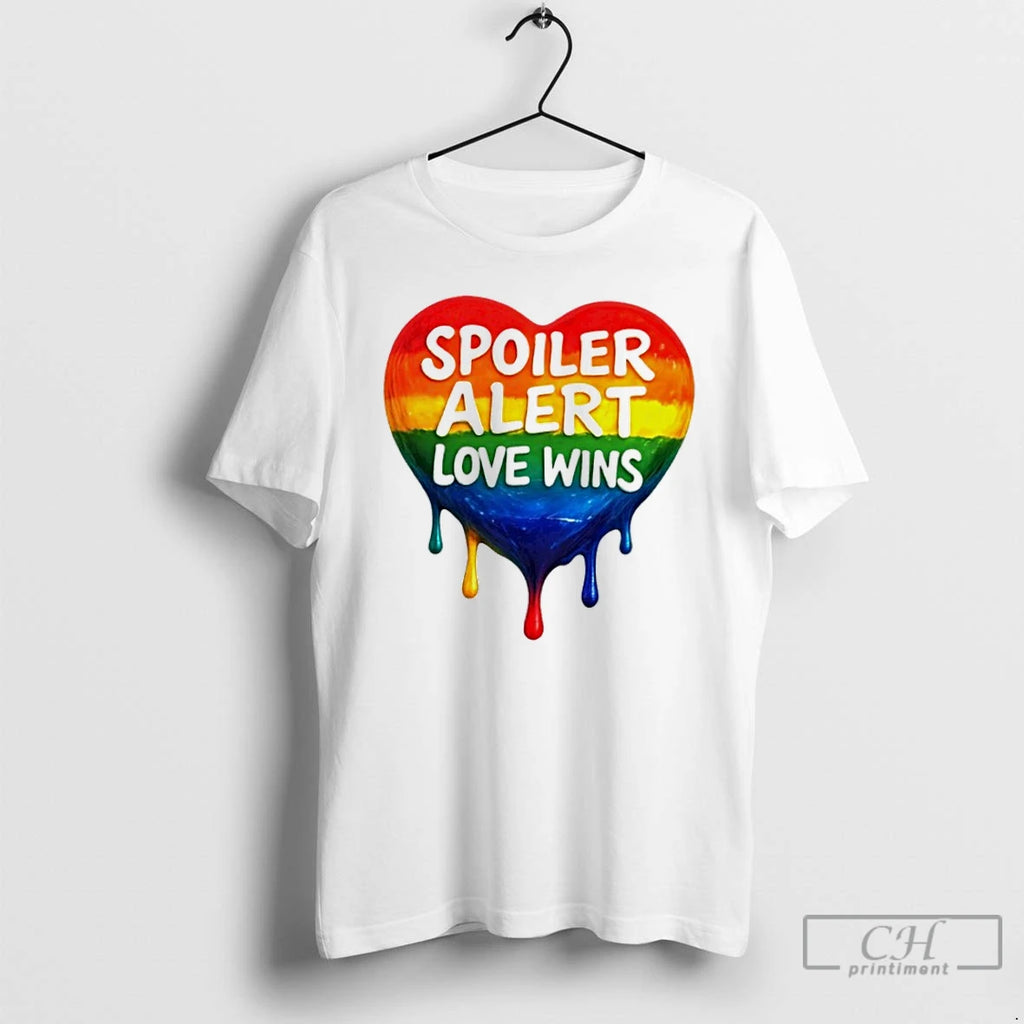 Premium Spoiler Alert Love Wins Lgbtq T Shirts