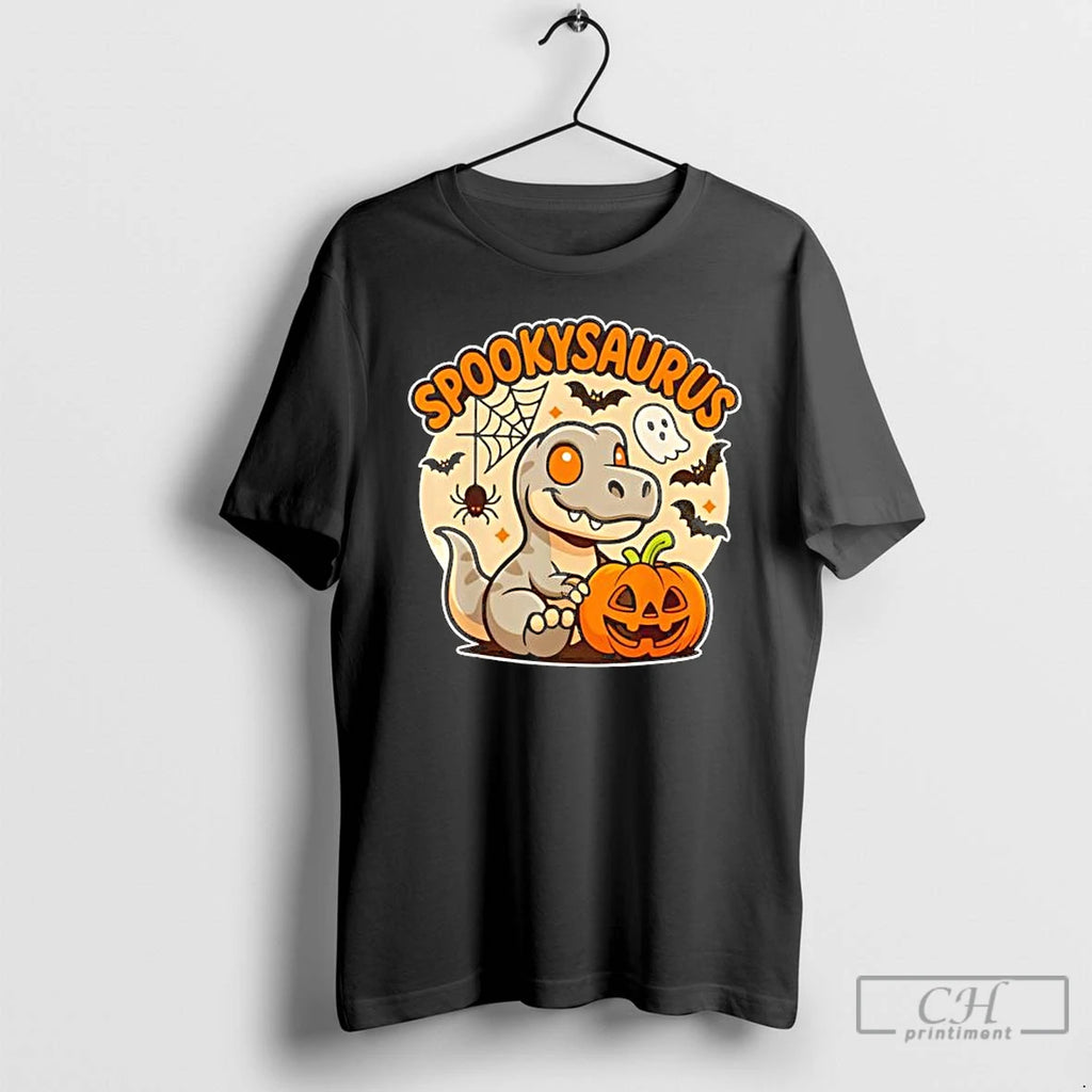 Premium Spookysaurus Kids Halloween Dinosaur T Shirts