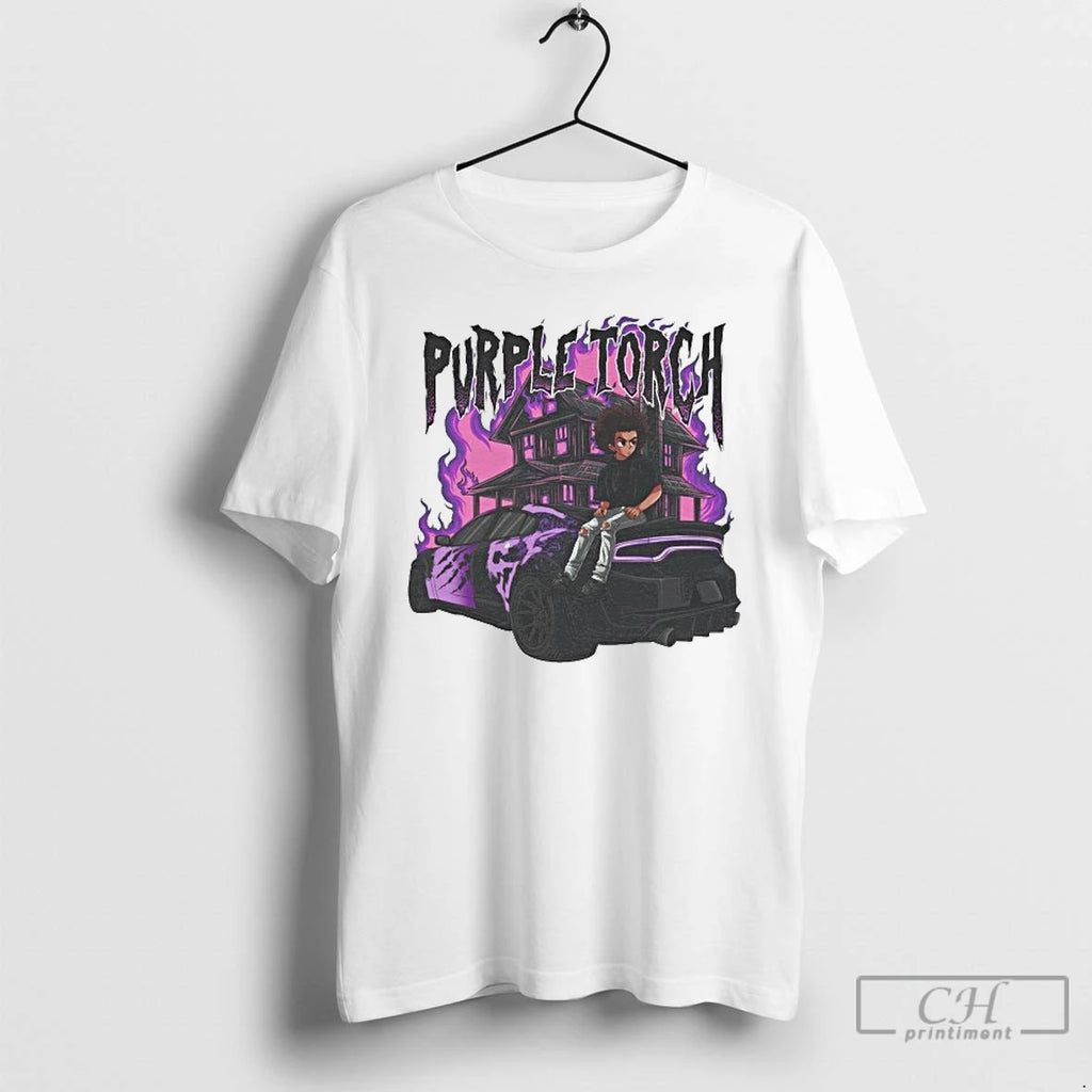 Premium Srt Len Purple Torch Halloween T Shirts