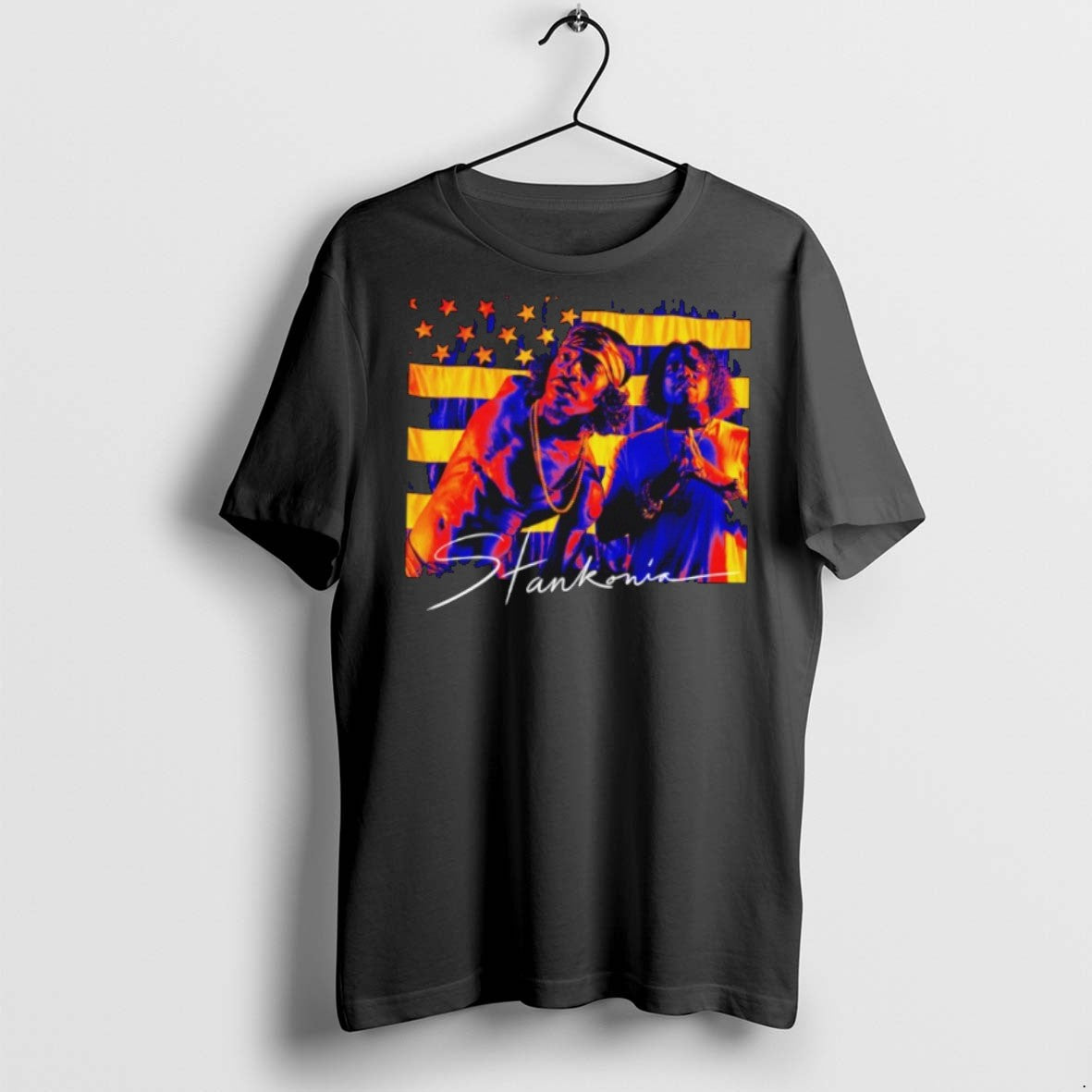 Premium Stankonia Color Photo Usa Flag T Shirts