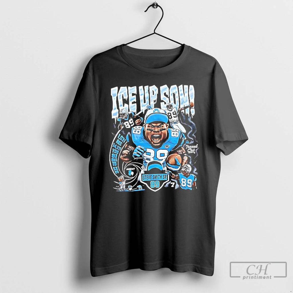 Premium Steve Smith Sr Ice Up Son Caricature T Shirts