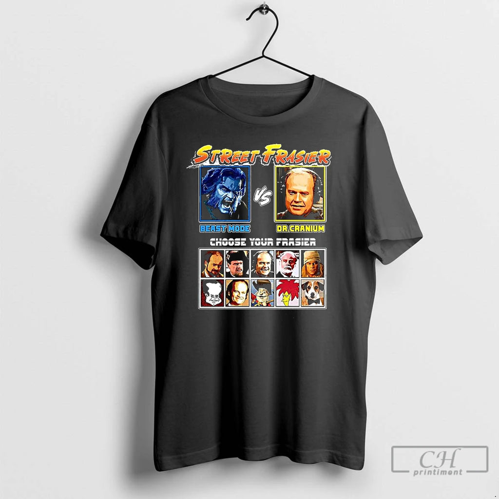 Premium Street Frasier Beast Mode Vs Dr Cranium T Shirts