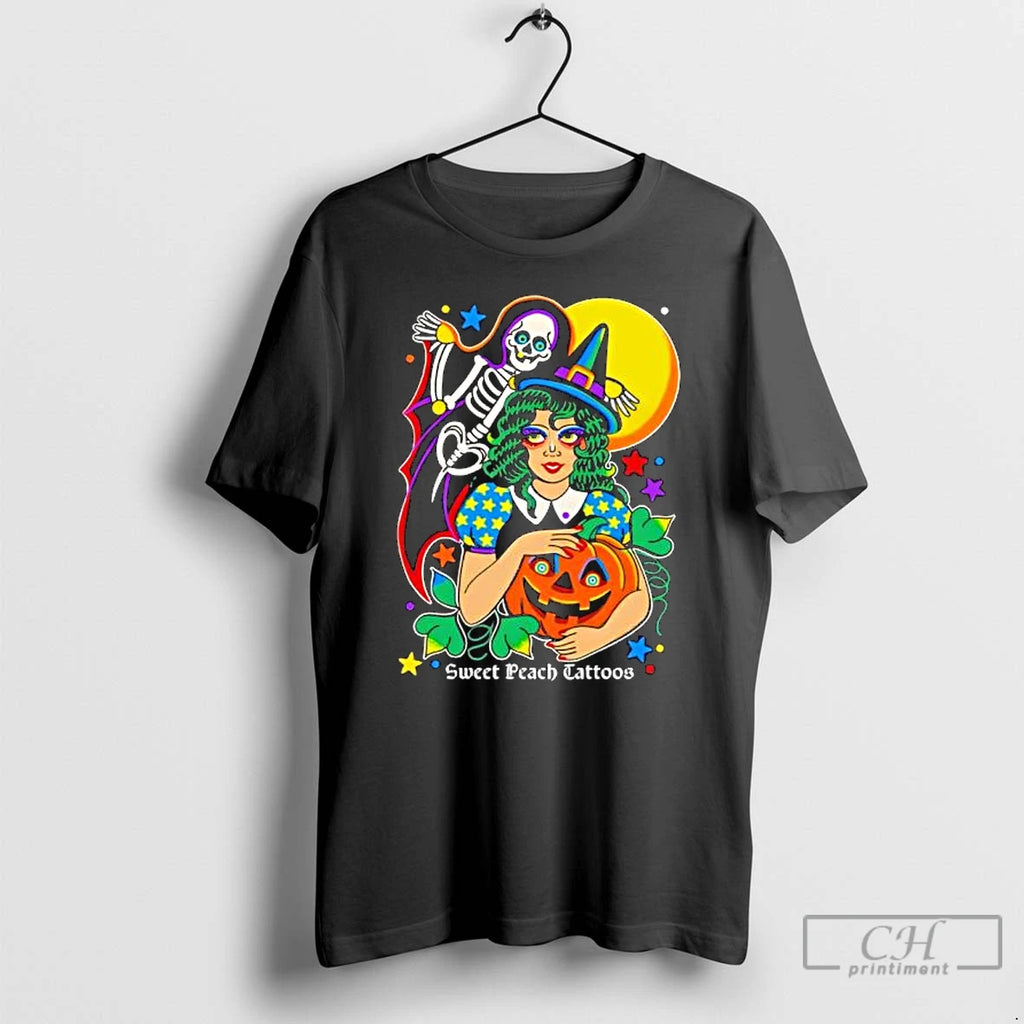 Premium Sweet Peach Parfait Halloween T Shirts
