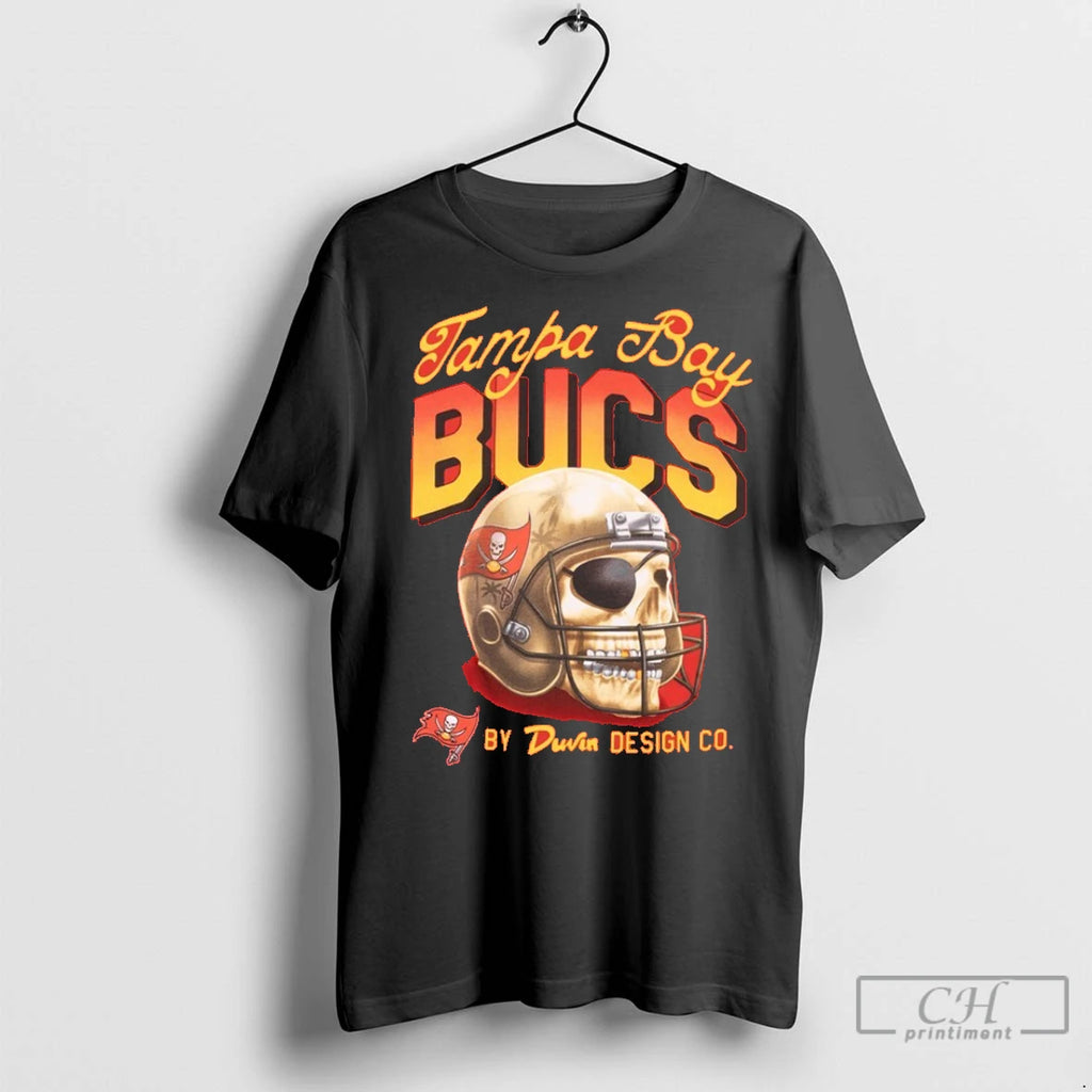 Premium Tampa Bay Buccaneers X Duvin Designs Co 50 Seasons Of The Krewe Helmet Skull