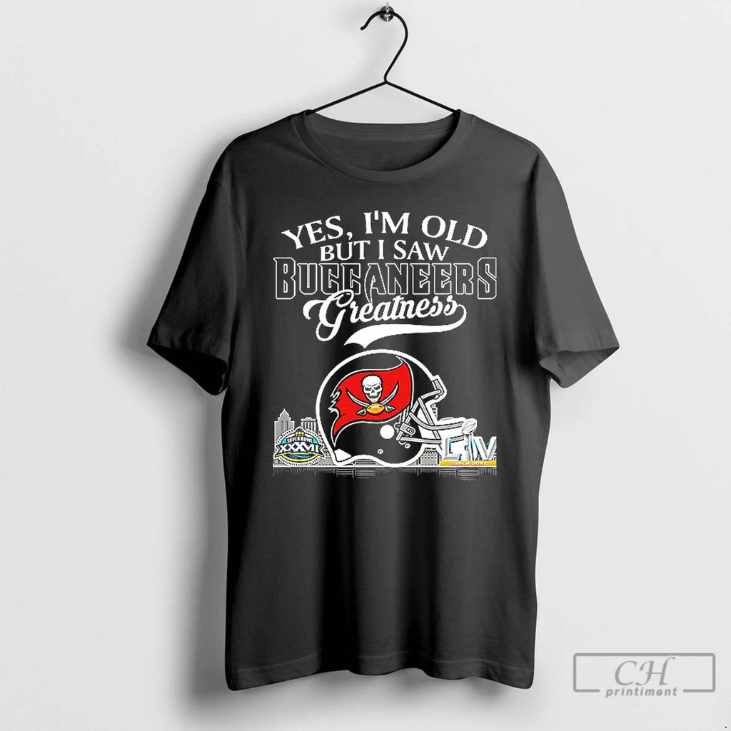 Premium Tampa Bay Buccaneers Yes Im Old But I Saw Greatness Helmet Ceramic Ceramic And