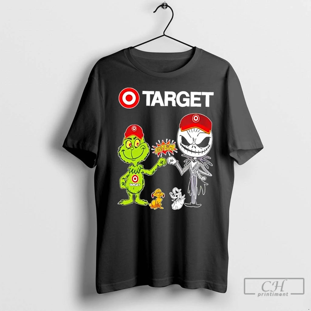 Premium Target X Grinch And Jack Skellington Fist Bump Uniwilling Friends