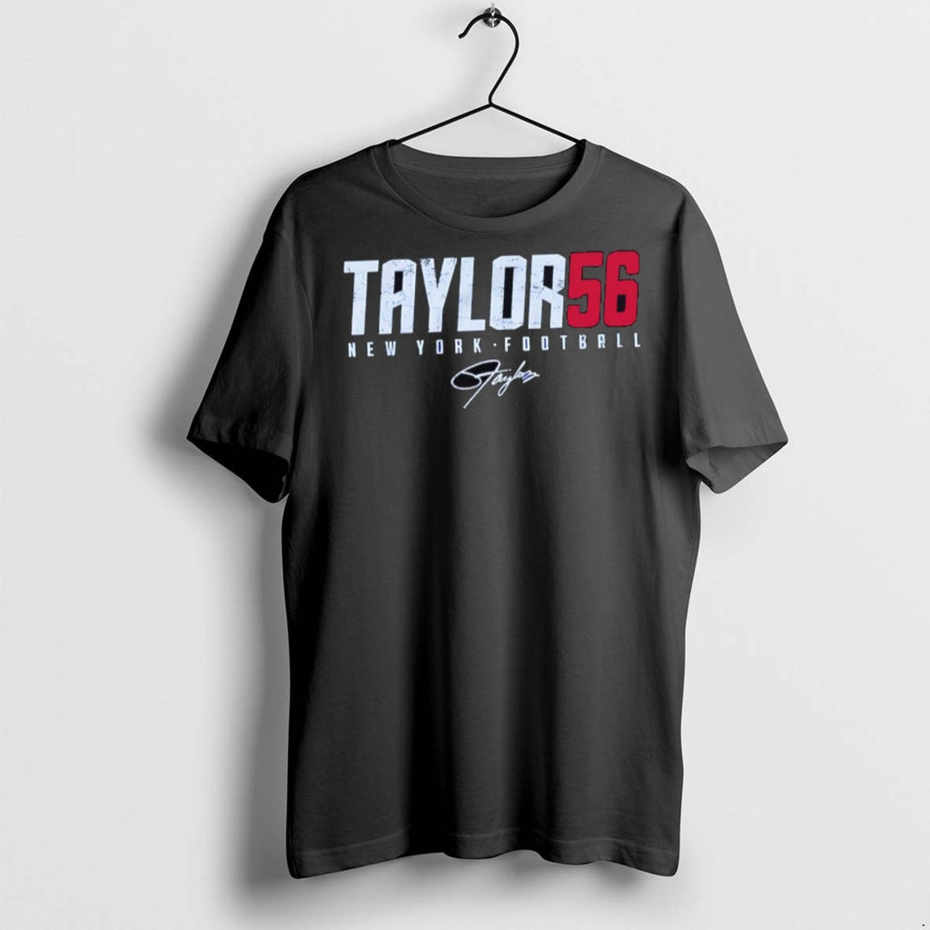 Premium Taylor 56 New York Football Signature T Shirts