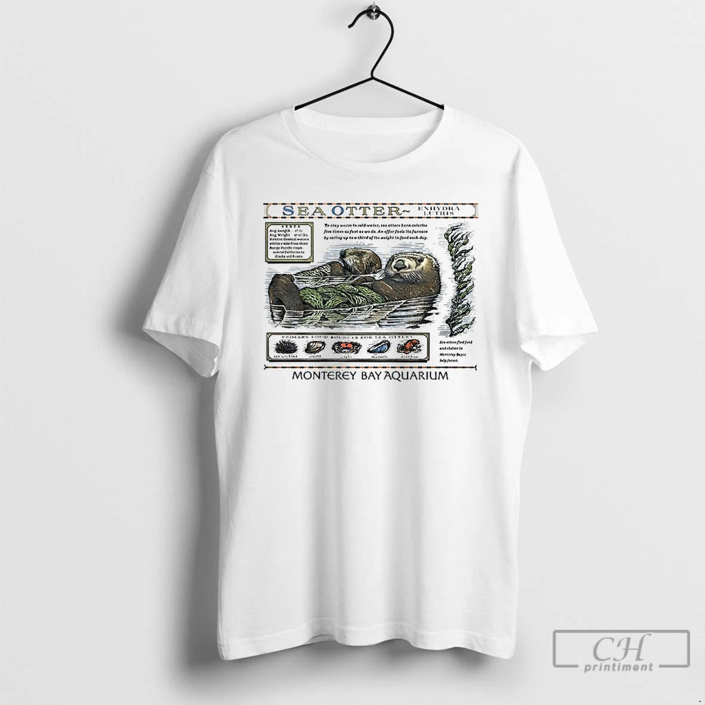 Premium Taylor Sea Otter Monterey Bay Aquarium T Shirts