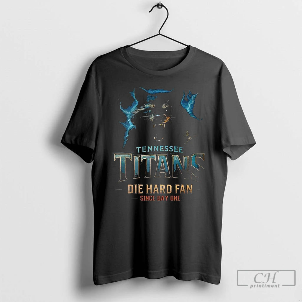 Premium Tennessee Titans Die Hard Fan Since Day One Long Sleve T Shirts