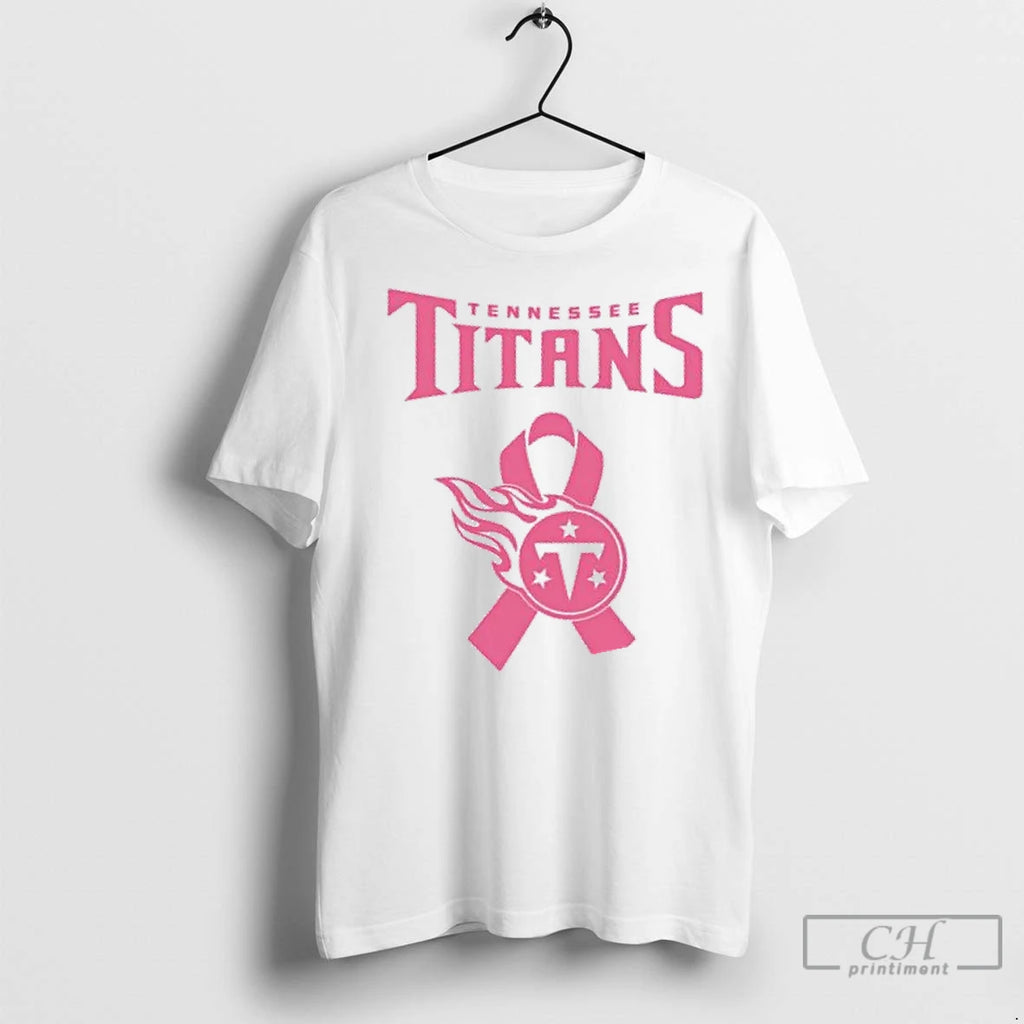 Premium Tennessee Titans October Breast Cancer Awareness Month 2 Sided