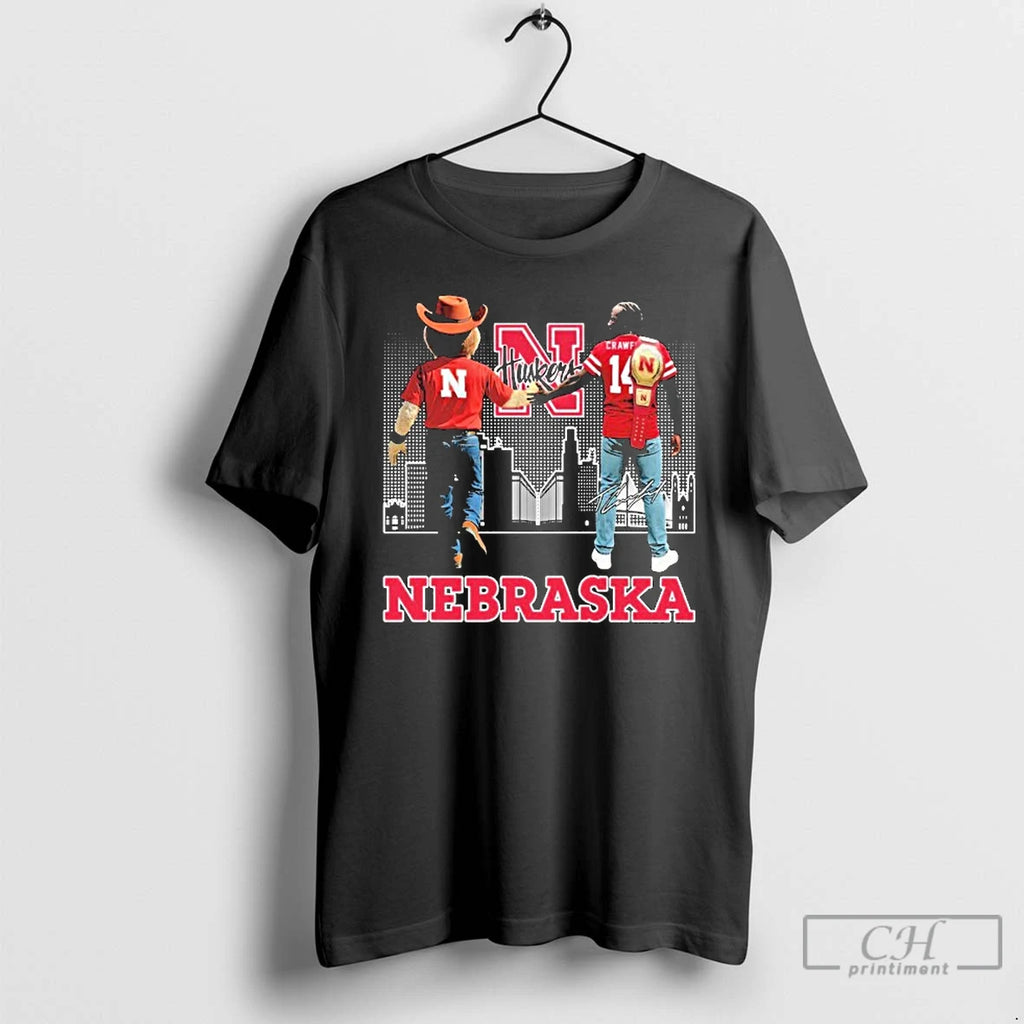 Premium Terence Crawford Nebraska Cornhuskers Mascot T Shirts