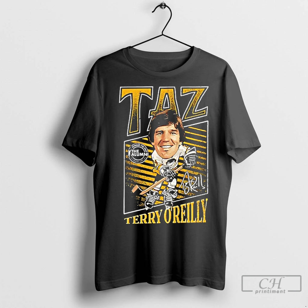 Premium Terry Oreilly Taz Spittin Chiclets X Nhl Alumni Association Signature