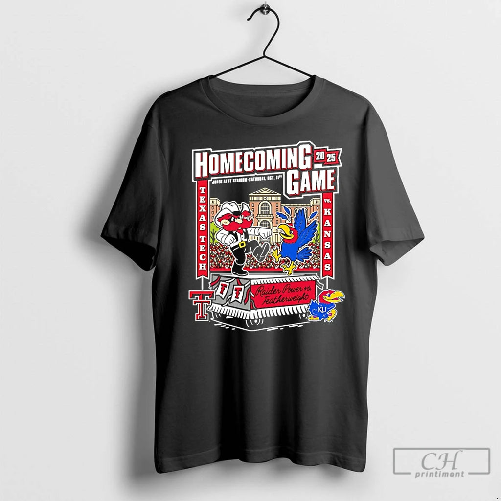 Premium Texas Tech Red Raiders Vs Kansas Jayhawks Raider Power Featherweight 2025