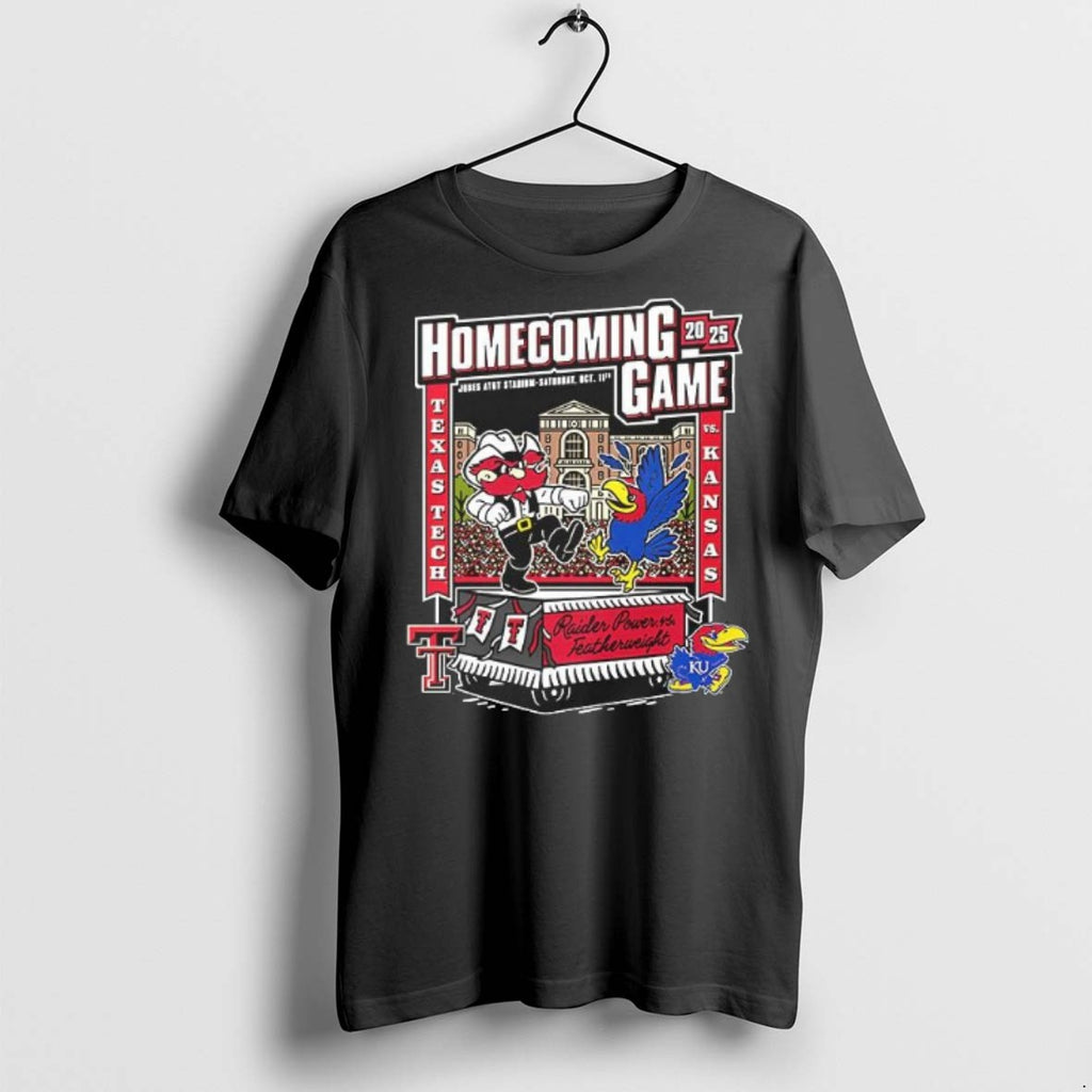 Premium Texas Tech Vs Kansas 2025 Homecoming T Shirts