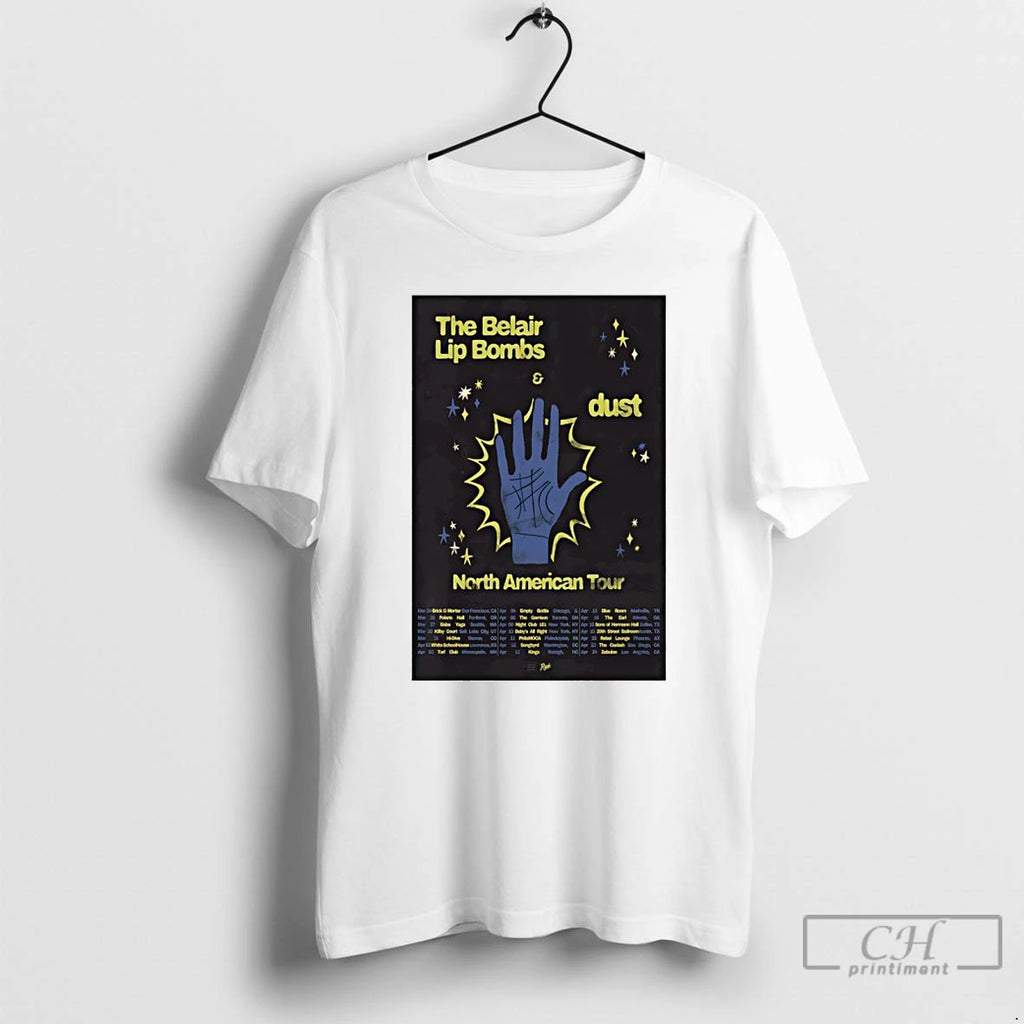 Premium The Belair Lip Bombs North American Tour 2025 Posters T Shirts