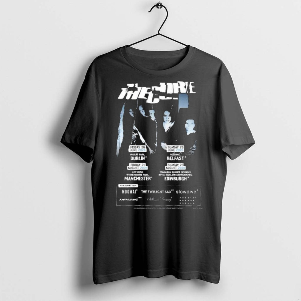 Premium The Cure 2026 Uk And Ireland Summer Shows Tour Dates T Shirts