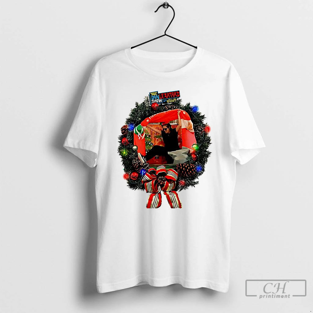 Premium The Dan Le Batard Show With Stugotz Christmas Wreath T Shirts