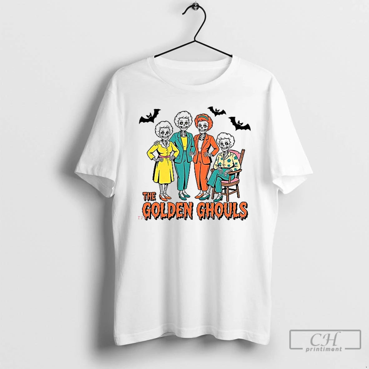 Premium The Golden Girls The Golden Ghouls Girls Halloween Ceramic Ceramic And Classic Dad Cap