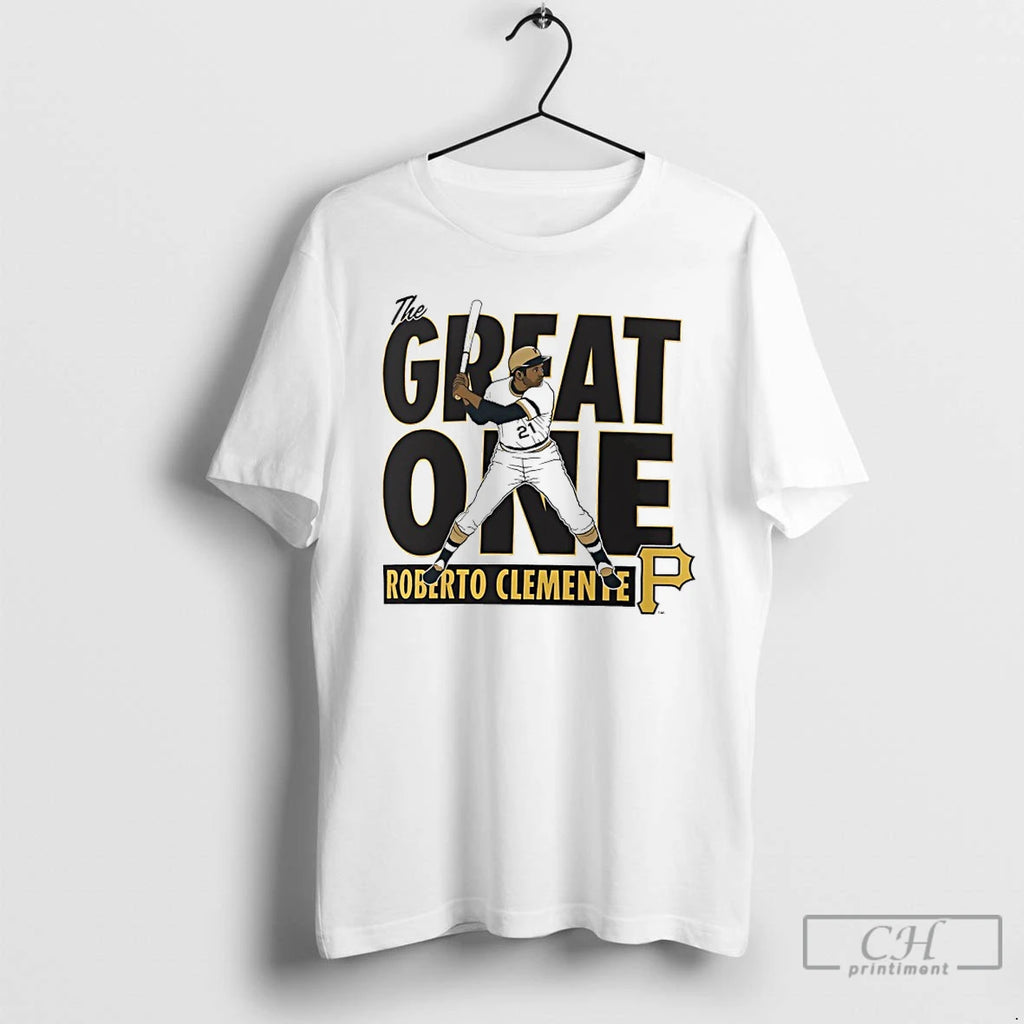 Premium The Great One Roberto Clemente Pittsburgh Pirates Cooperstown Player T Shirts